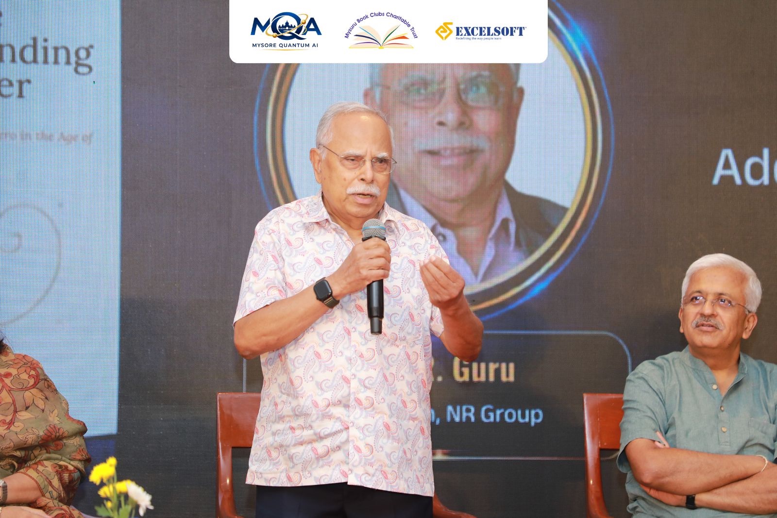 Mr. R. Guru, Chairman, NR Group, addressing the gathering as Chief Guest